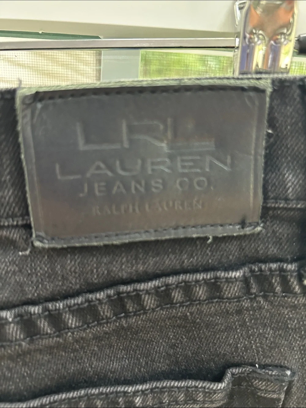 Ralph Lauren Black Wide-Leg Jeans